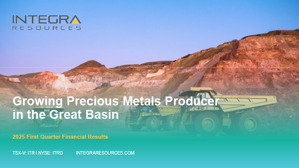 Integra Resources Corporate Presentation