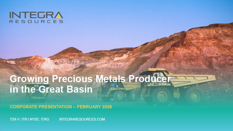 Integra Resources Corporate Presentation